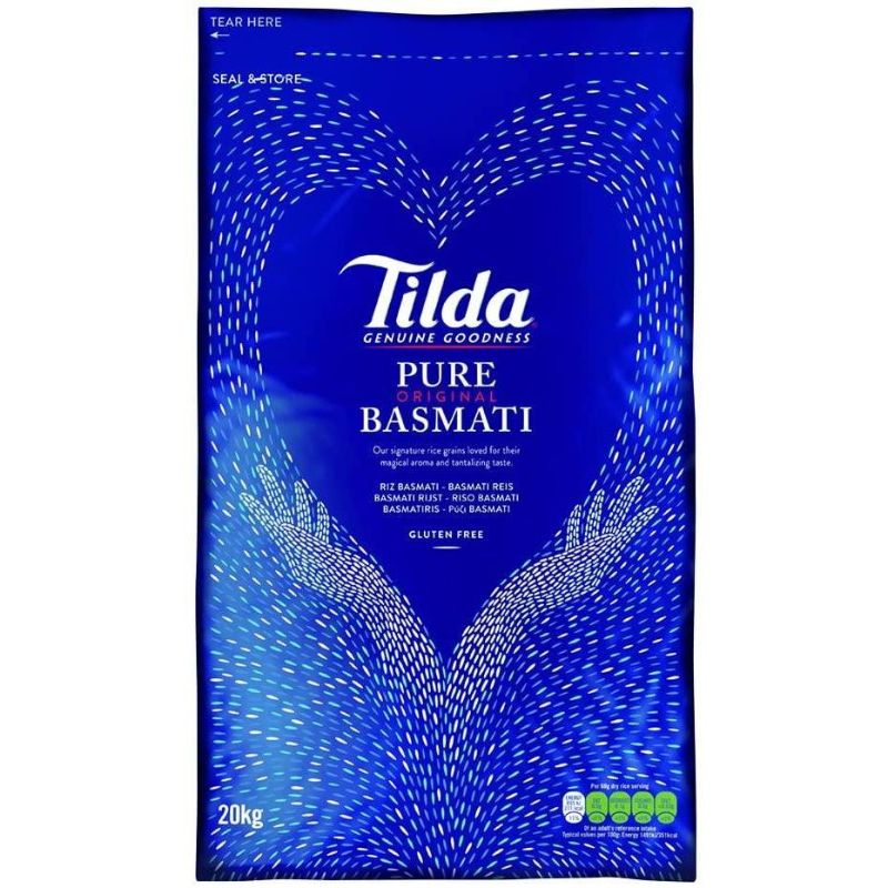 TILDA BASMATI RICE 20kg  [CASE OF 1X20Kg]