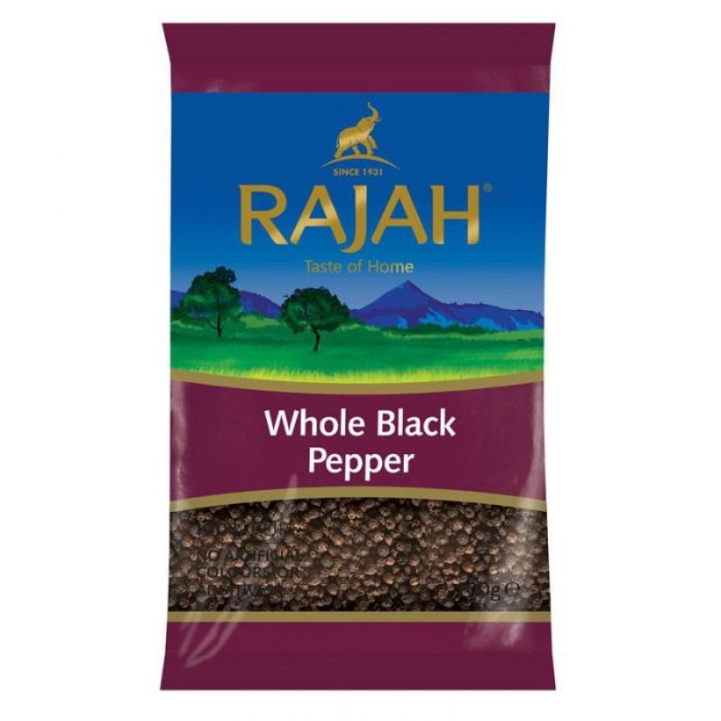 Rajah Whole Black Pepper [Case of 9 X 400g]