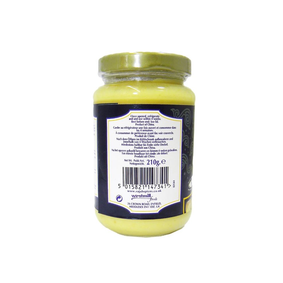 Rajah Minced Ginger [Case of 6 X 210g]