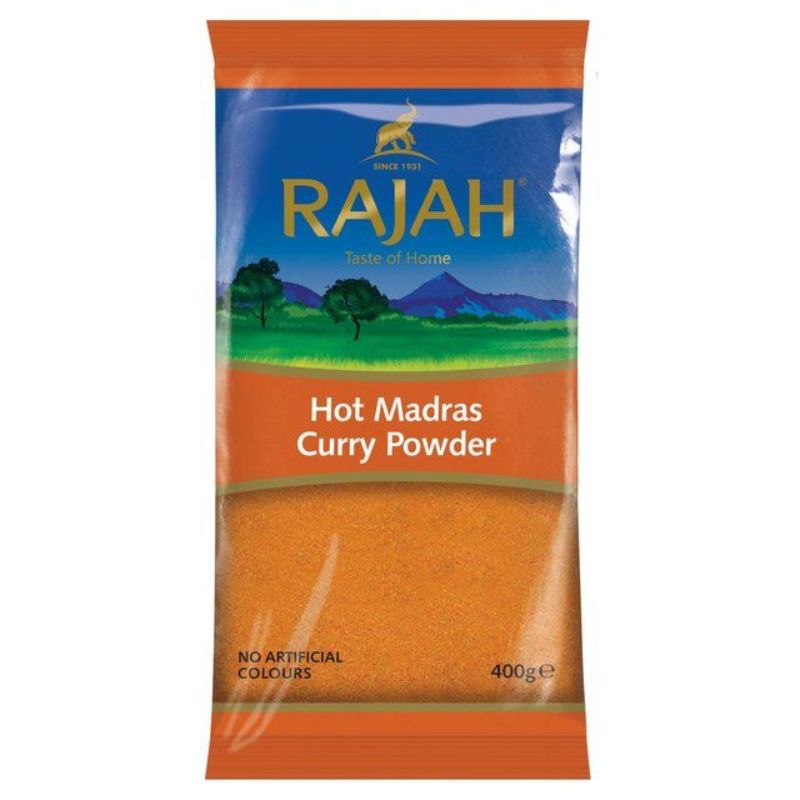 Rajah Hot Madras Curry Powder [Case of 10x400g]