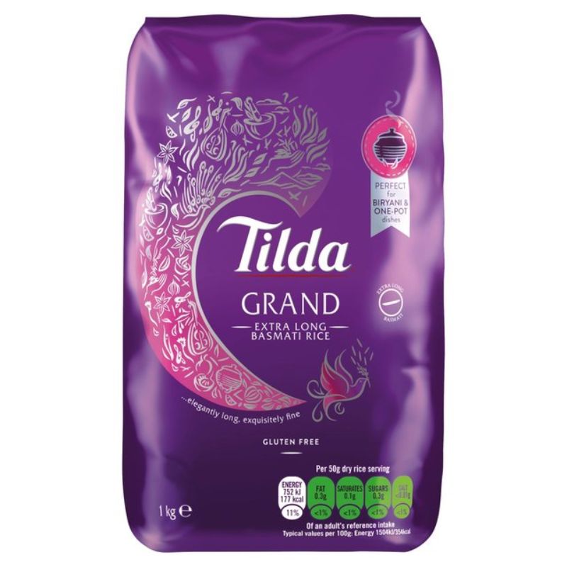 TILDA GRAND Basmati rice 1kg [8x1kg]