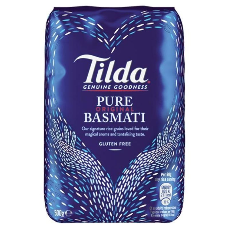 TILDA BASMATI RICE [ Case of   8x 500g ]