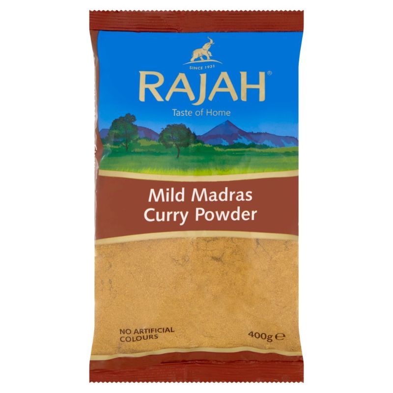 Rajah Mild Madras Curry Powder [Case of 10x400g]