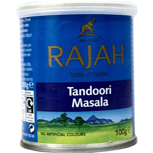 Rajah Tandoori Masala Natural Tins [ Case Of 12x100g ]
