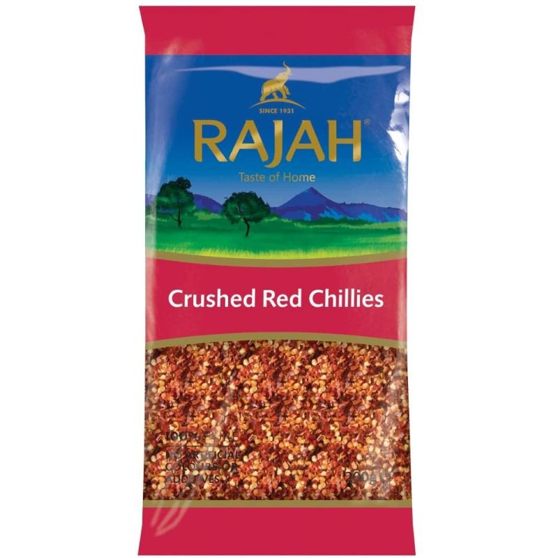 Rajha Crushed Red Chillies [case of 10 X 200g]
