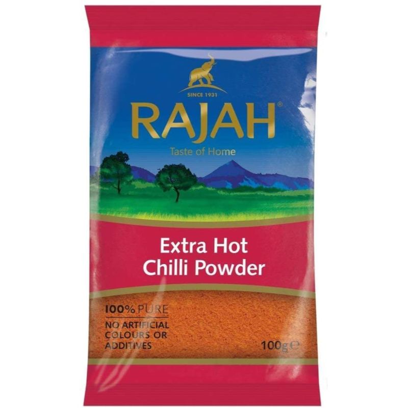 Rajah Extra Hot Chilli Powder [Case Of10x100g]