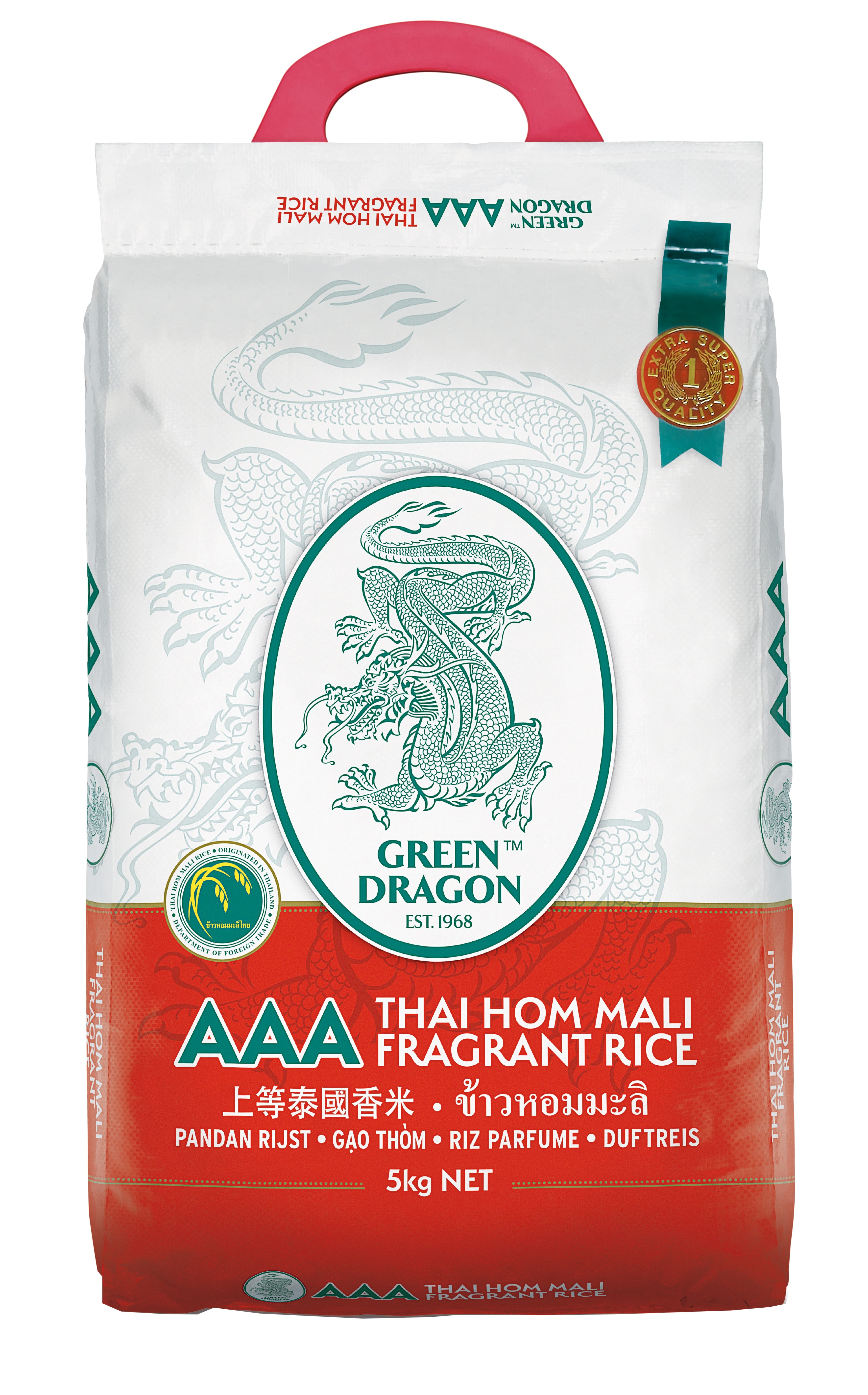 Green Dragon Thai Fragrant Rice 5kg  [6x5kg]