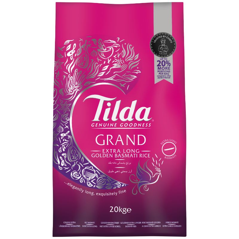 TILDA GRAND EXTRA LONG Basmati Rice  20KG