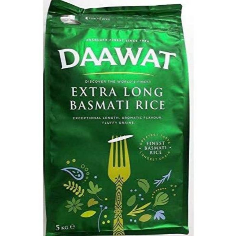 Daawat Extra Long Basmati Rice - 5kg