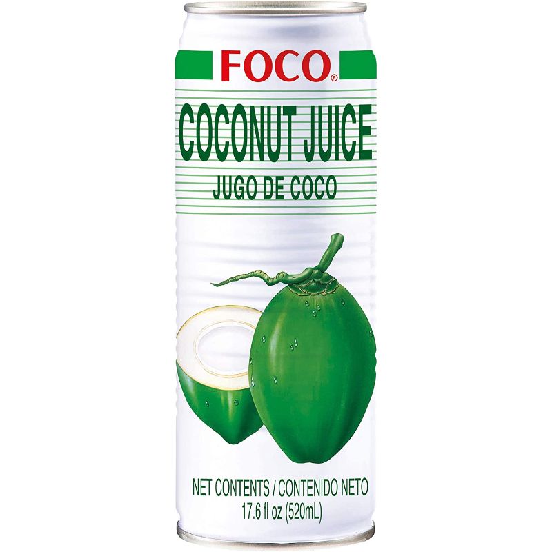 Foco Coconut Juice 520 ml (Pack of 12)