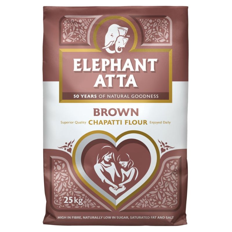 Elephant Atta Brown Chapatti Flour 25kg