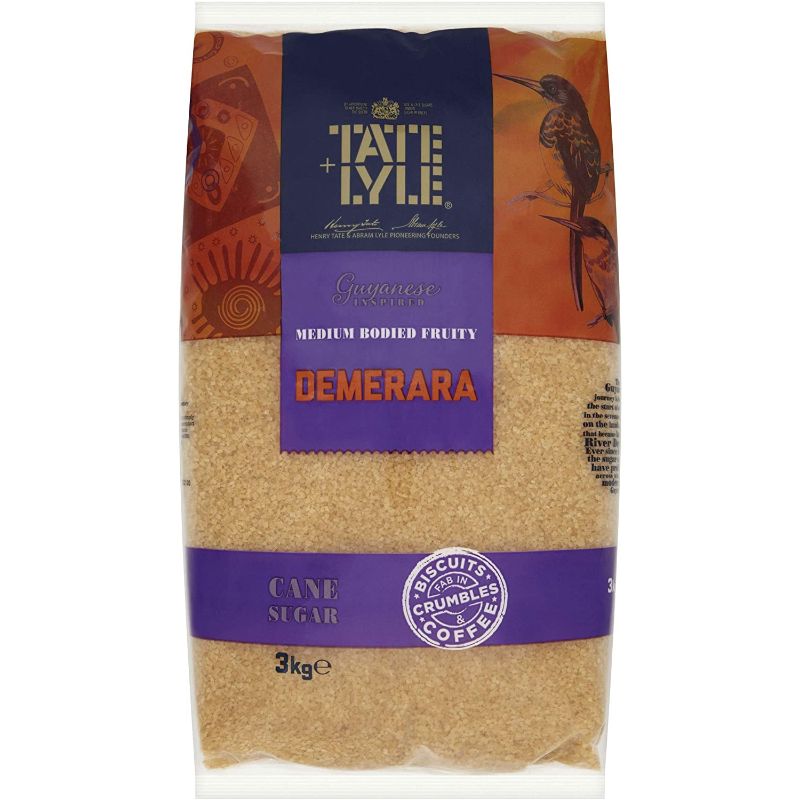 Tate And Lyle Sugars Demerara Sugar 3kg [4x3kg]