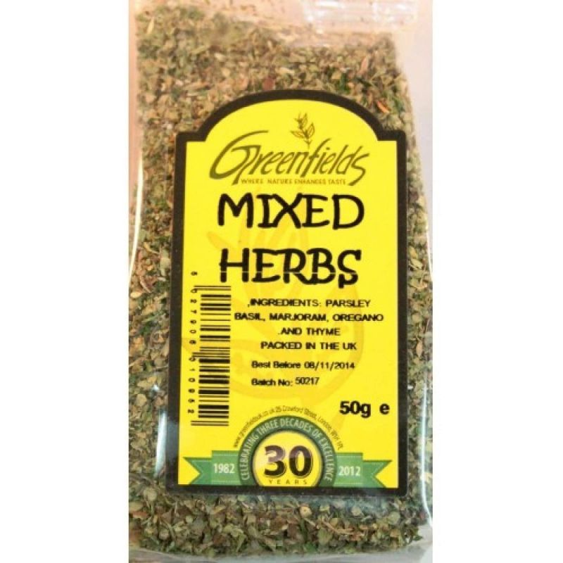 Greenfield's Mixed Herbs 50g [8x50g]