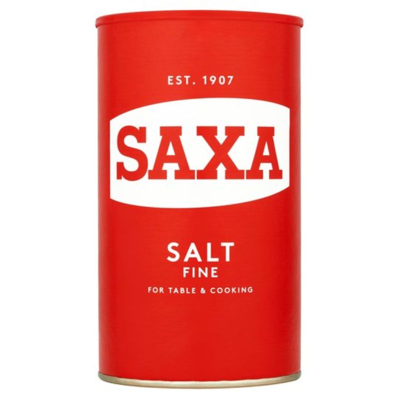 Saxa table salt(Red Tin) 12X750gm