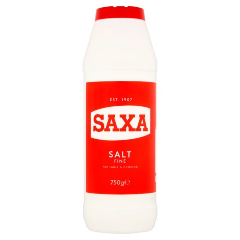 Saxa table salt (White Tin) 12X450gms
