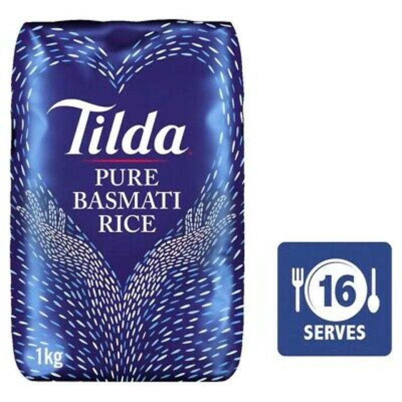 Tilda Basmati Rice 1kg [8x1kg]