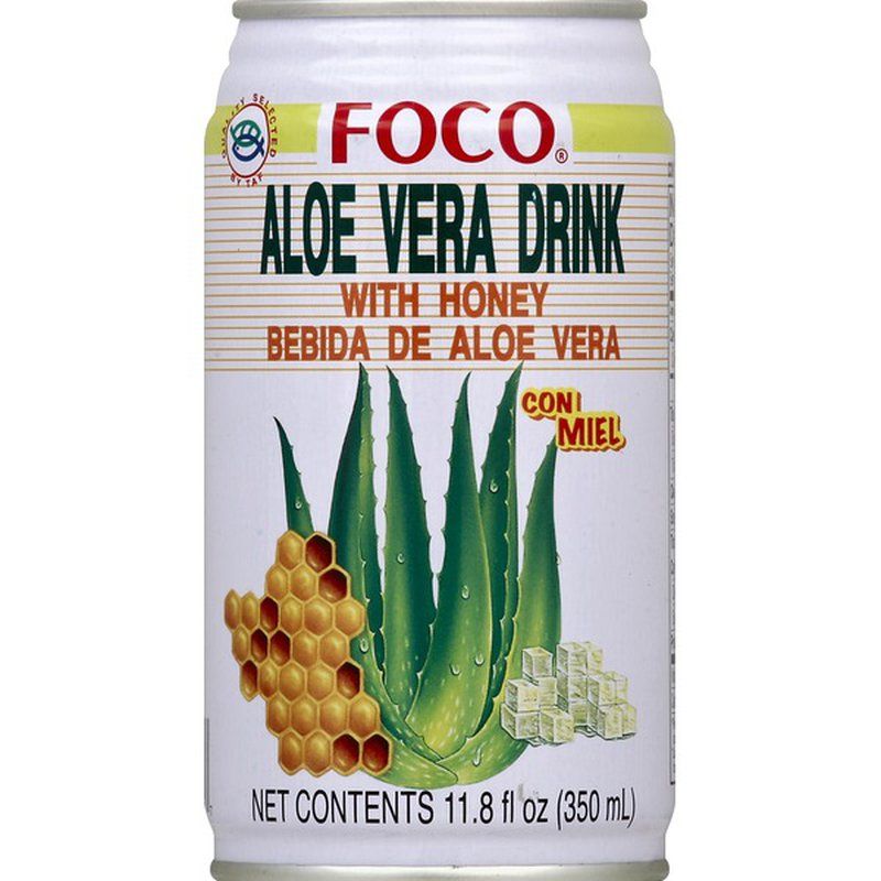 Foco Aloe Vera Juice with Honey 350 ml (Pack of 24)