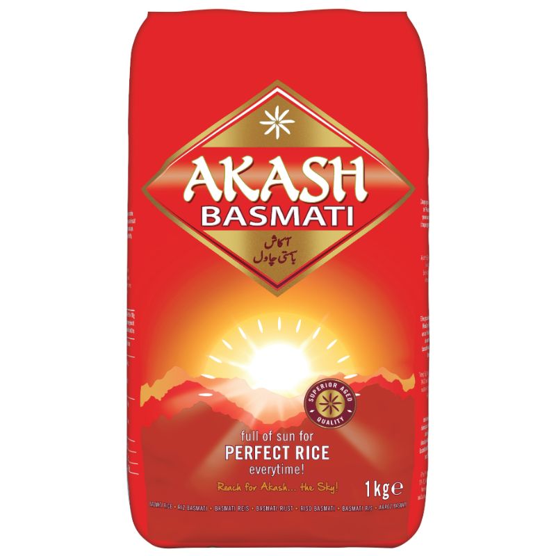 AKASH Basmati Rice 1kg [8x1kg]