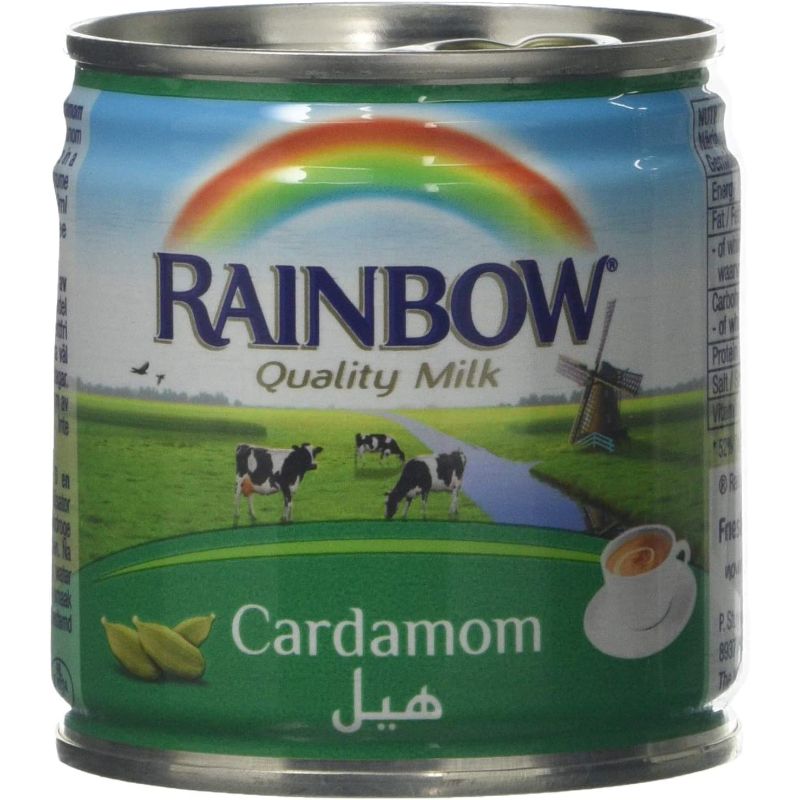 Rainbow Quality Evaporated Milk with Cardamom 24X410 gms