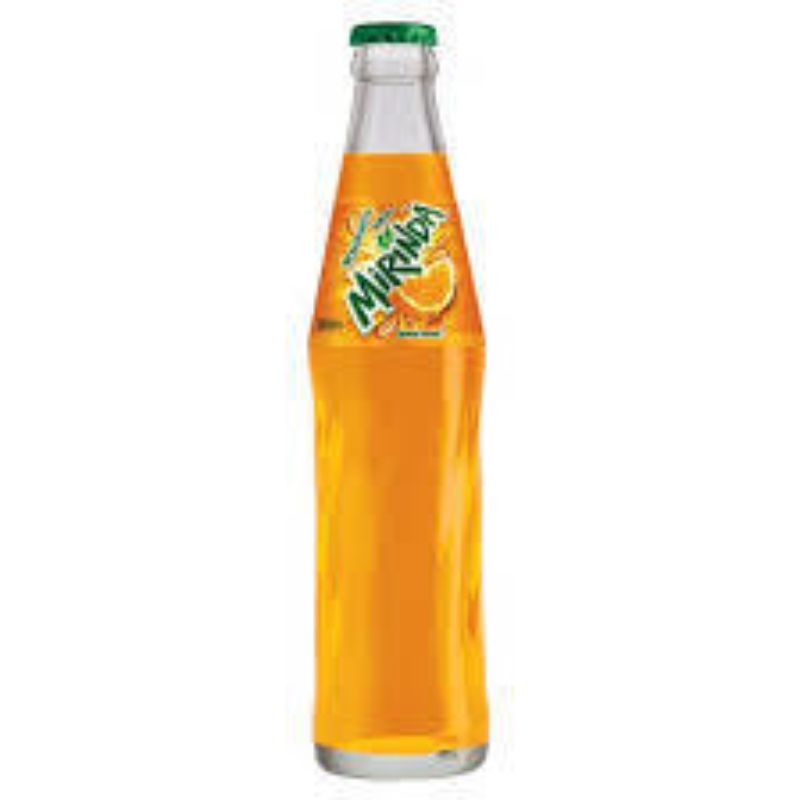 Miranda Orange Glass Bottles 330ml X 24