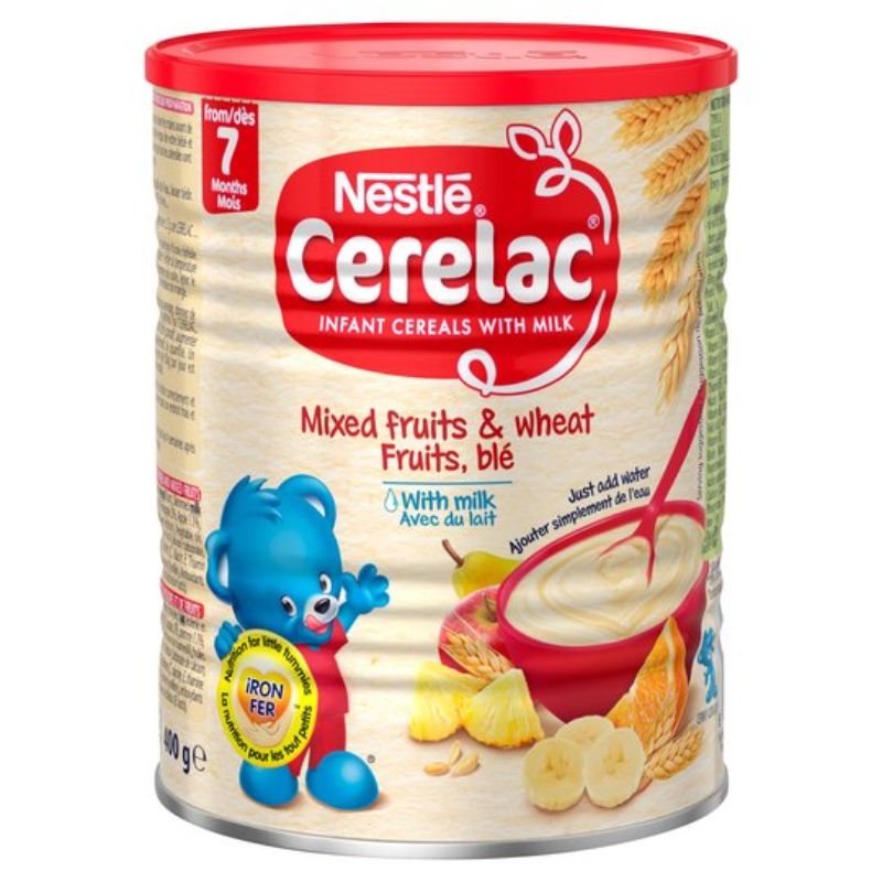 Nestle Cerelac Mixed Fruit Plus Wheat 400gms [24X400gms]