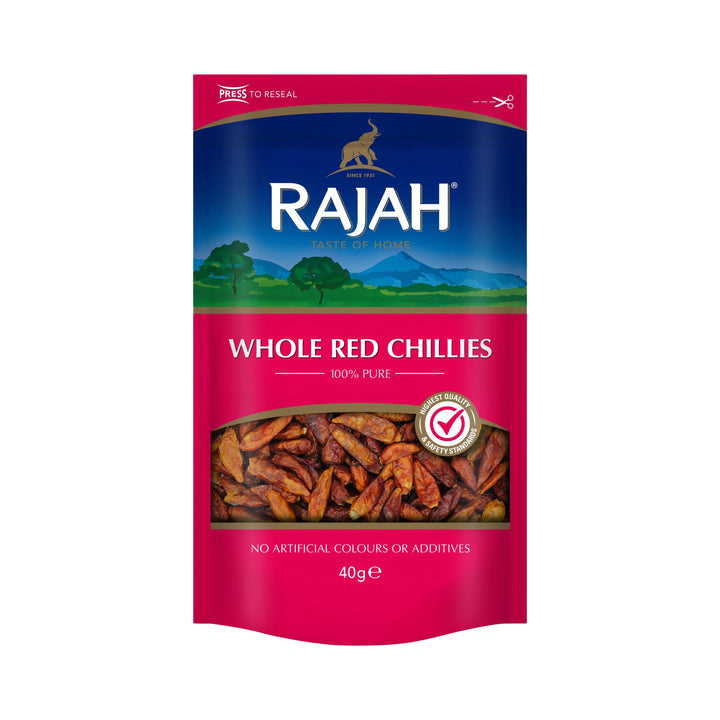 Rajah Whole Red Chilli [ Case Of 10x40g ]