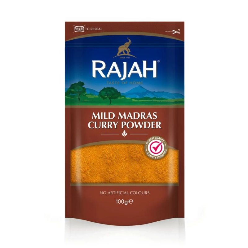Rajah Mild Madras Curry Powder [case of 10x100g]