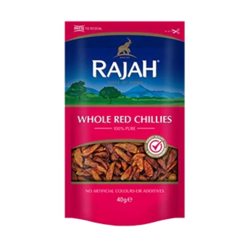 Rajah Whole Red Chilli  [ Case of 8 x 40g ]