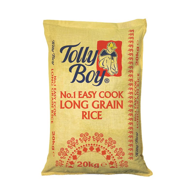 TOLLY Boy Easy Cook Long Grain 20kg – Hessian