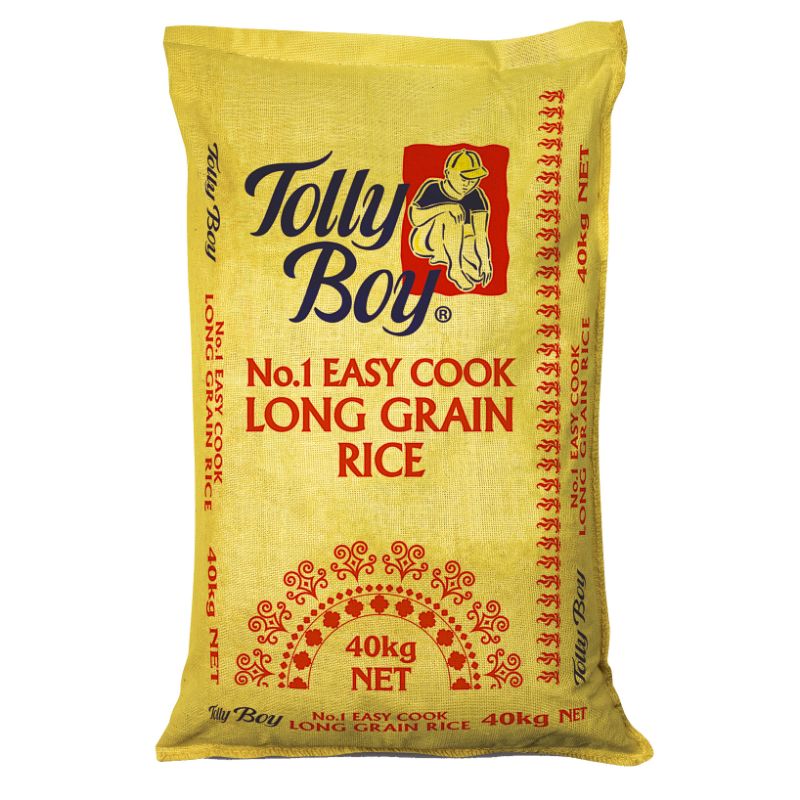 TOLLY BOY Easy Cook Long Grain 40kg – Hessian