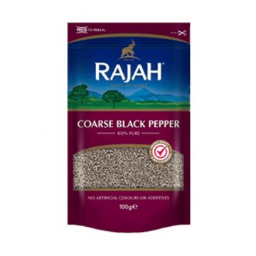 Rajah Coarse Black Pepper [case of 10x100g]