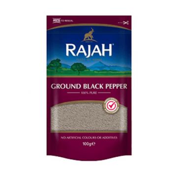Rajah Ground Black Pepper [Case of 10x100g]
