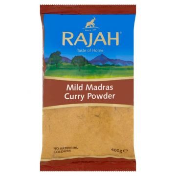 Rajah Mild Madras Curry Powder [Case of 10x400g] 