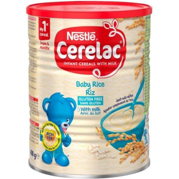 Nestlé CERELAC Rice with Milk Infant Cereal 400gms [24X400gms]
