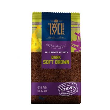 Tate & Lyle's Fairtrade Dark Brown Soft Sugar 3kg [4x3kg]