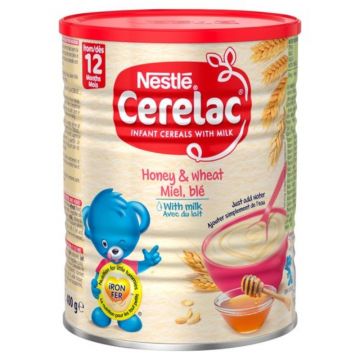 Nestle Cerelac Honey & Wheat 400gms [24x400gms]