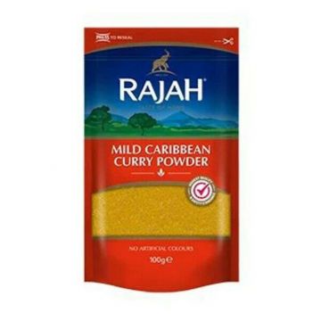 Rajah Mild Caribbean Curry Powder[ Case of 10x100g]
