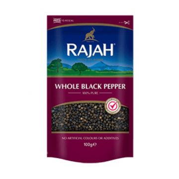 Rajah Whole Black Pepper [ Case of 10 x 100g ]