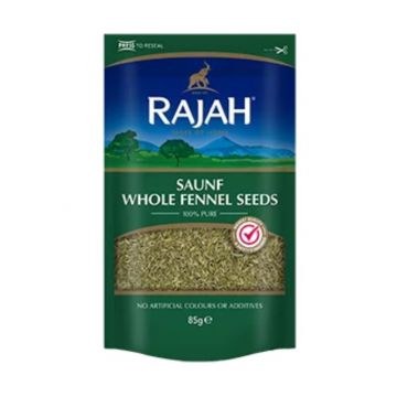Rajah Whole Saunf (Fennel Seeds) [Case of 10 X 85g]
